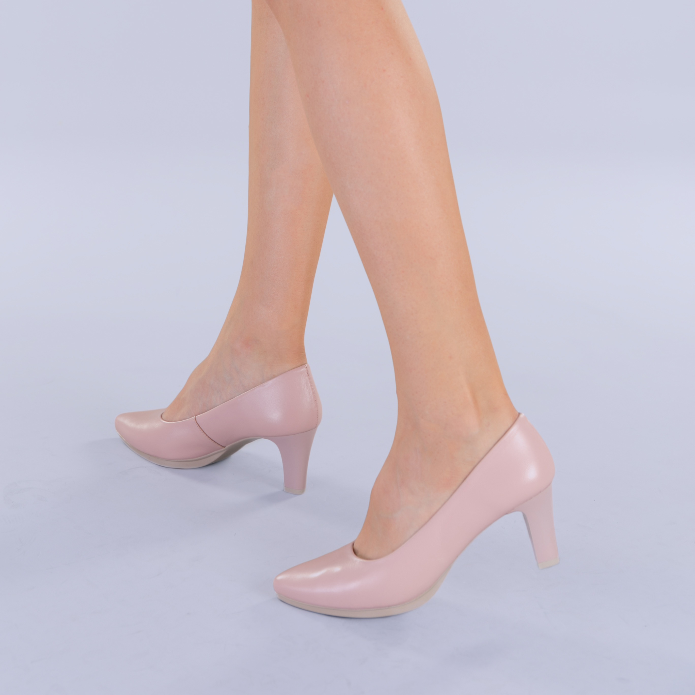 Pantofi dama piele Tesa roz, 3 - Kalapod.net